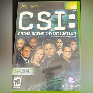 XBOX CSI: Crime Scene Investigation Rated M = Mature (G20)